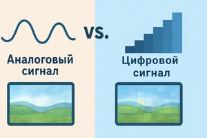 Аналоговый сигнал vs. Цифрового или Два языка видео