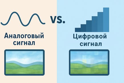 Аналоговый сигнал vs. Цифрового или Два языка видео